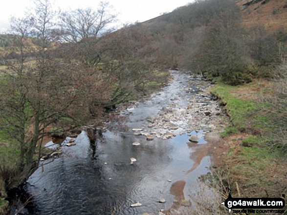 Walk n126 Wooler Common and  Carey Burn from Careyburn Bridge - Carey Burn  from Careyburn Bridge