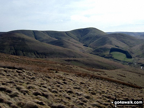 Walk bo107 Lightning Hill, Wether Law (Teviothead) and Tudhope Hill from Linhope Farm - Millstone Edge (Tudhope Hill) and Tudhope Hill from Lightning Hill