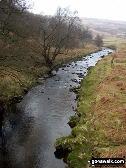 Walk dg152 Scawd Bank and Roan Fell from Tarras Lodge - Tarras Water from near Tarras Lodge