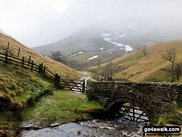 The stone footbridge at the bottom of Jacob's Ladder (Edale)