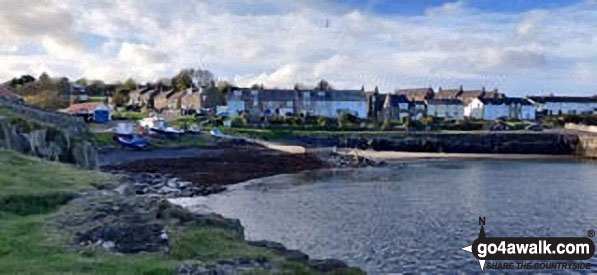 Walk n116 Dunstanburgh Castle from Craster - Craster