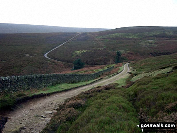 Hordron Road (Track) crossing Langsett Moors