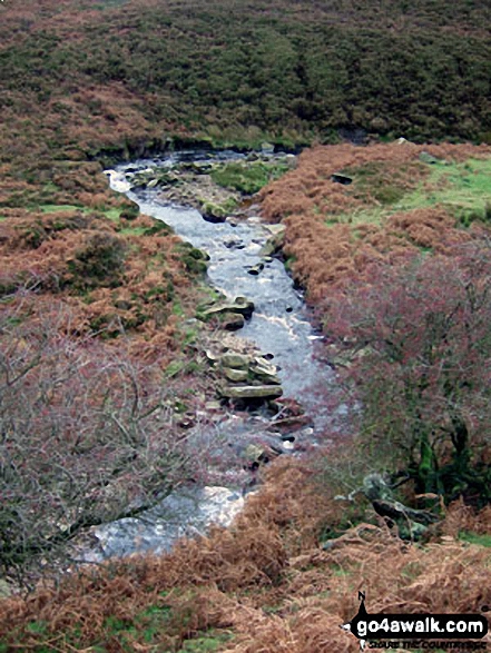 Walk sy108 Langsett Reservoir from Langsett Barn - The Porter or Little Don River