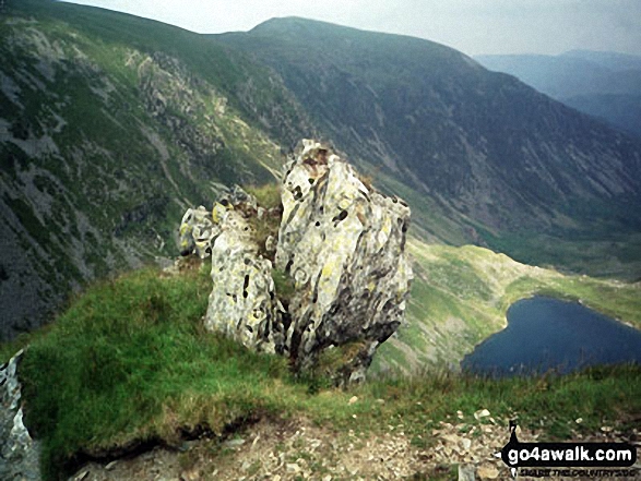 Llyn Cau from the Minffordd Path on the upper slopes of Cadair Idris