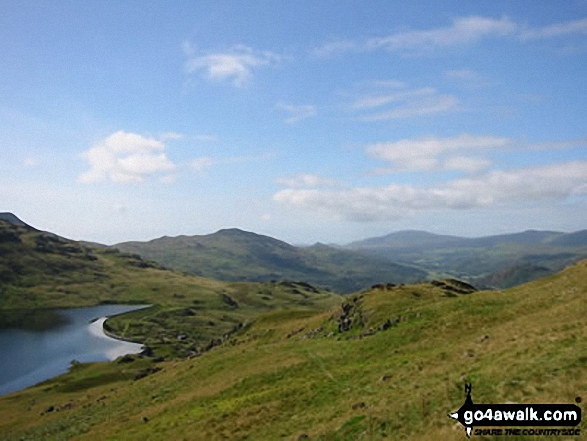 Seathwaite Tarn and Duddon Valley from Grey Friar