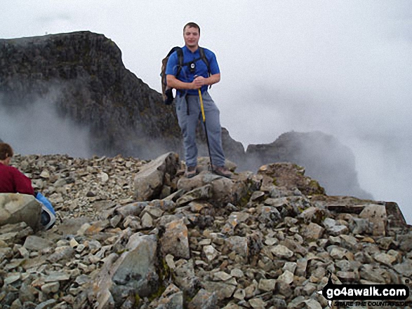 Me on Ben Nevis in Highland Highland Scotland