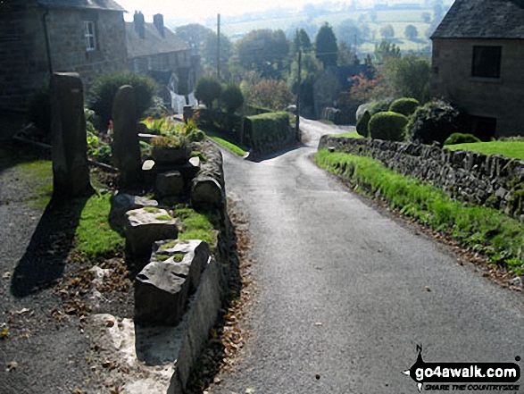 Walk s201 Grindon Moor, Grindon and Weag's Bridge from Butterton - Butterton Village