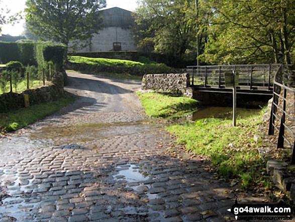 Walk s108 Butterton and Upper Elkstone from Onecote - Hoo Brook ford, Butterton