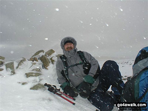 Geoff on Fairfield in The Lake District Cumbria England