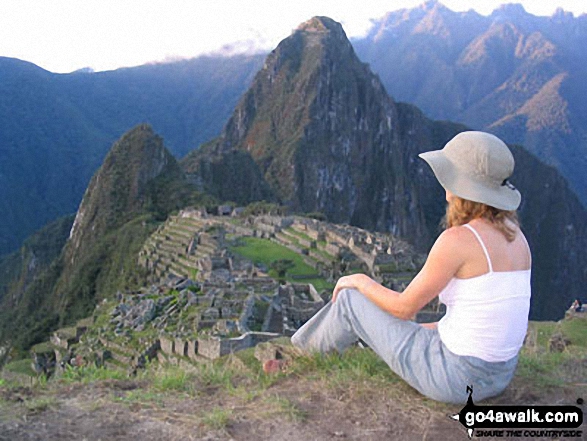 Me on Machu Picchu in The Andes Northwest of Cuzco Peru