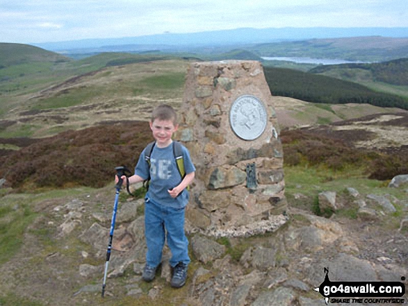 My Little Boy Marc on Gowbarrow Fell in The Lake District Cumbria England