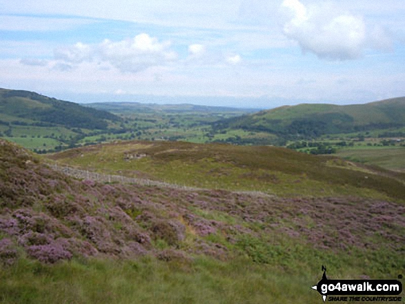 East from the lower slopes of Gowbarrow Fell