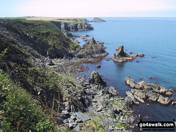 Walk pe106 Carregwastad Point from Strumble Head - The Pembrokeshire Coast Path