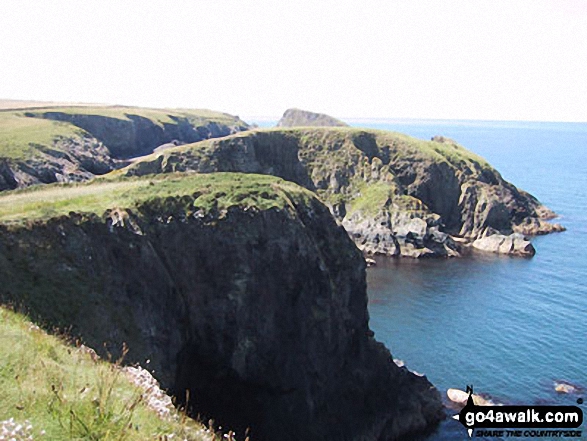 Walk pe128 Aber Rhigian from Newport - The Pembrokeshire Coast Path