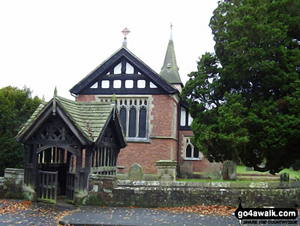 Walk ch235 Newchurch Common from Whitegate - Whitegate Church