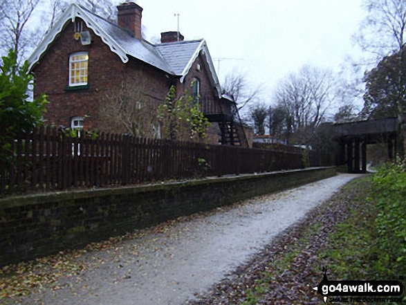 Walk ch235 Newchurch Common from Whitegate - The former Whitegate Station on the Whitegate Way