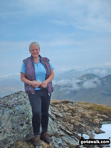 Me on Ben Lui (Beinn Laoigh) in The Tyndrum Hills Stirlingshire Scotland