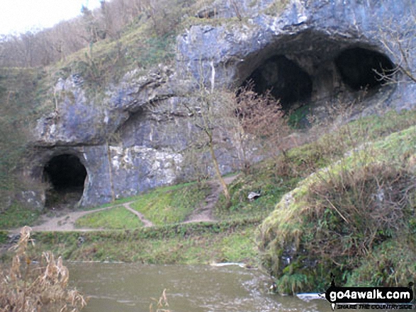 Dove Holes in Dove Dale near Milldale, 