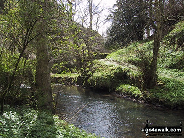 Walk d153 Mill Dale, Wolfscote Dale, Biggin Dale, Biggin and The Tissington Trail from Tissington Station - Wolfscote Dale