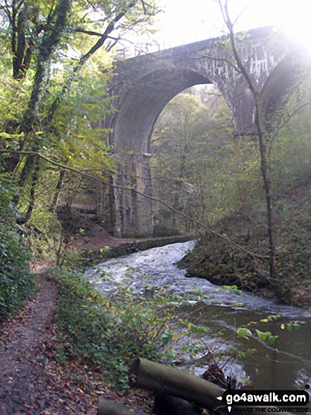 Viaduct over The River Wye in Chee Dale