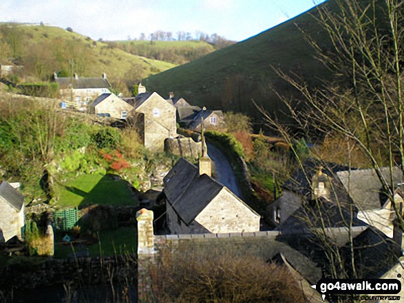 Milldale Village from Achas Bank, 