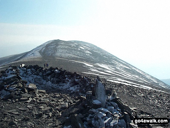 Walk c236 Skiddaw from Millbeck, nr Keswick - The Skiddaw Ridge