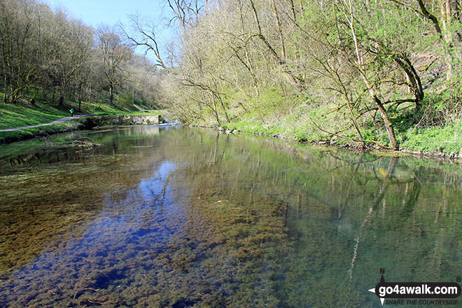 Walk d166 Stanton Moor, Birchover and Youlgreave from Stanton in the Peak - The River Bradford near Youlgreave in beautiful Bradford Dale