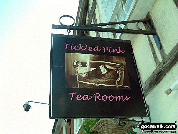 The Tickled Pink Tea Rooms in Lavenham