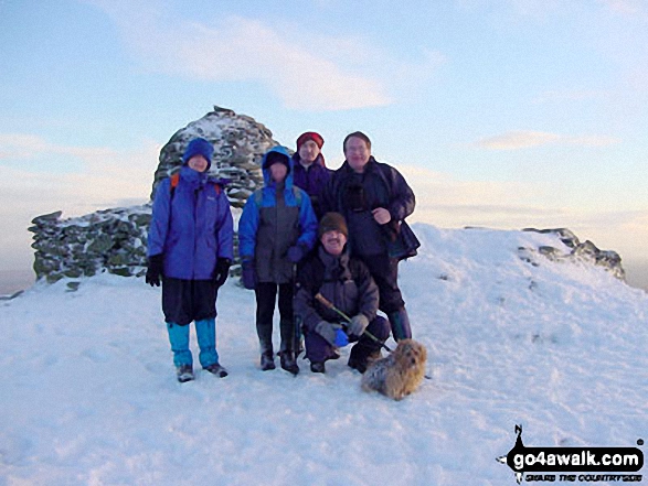 The O7-637 Club on The Old Man Of Coniston in The Lake District Cumbria England