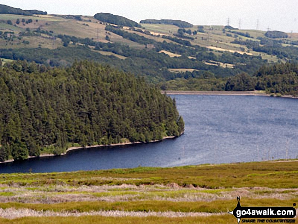 Walk sy102 Pike Lowe from Langsett Reservoir - Langsett Reservoir