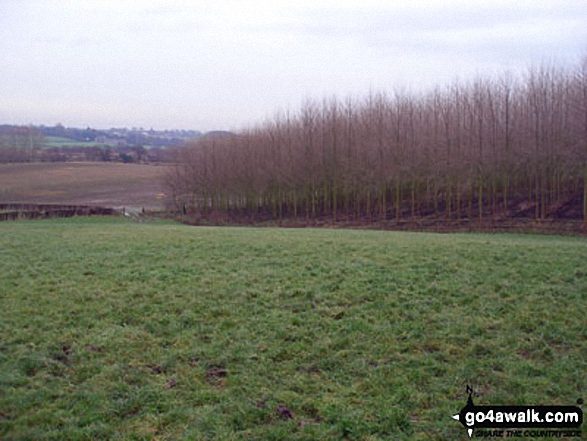 The cheshire countryside near Acton Bridge