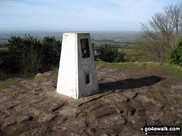 Walk ch153 Raw Head and The Sandstone Trail from Higher Burwardsley - Raw Head (Rawhead) Trig Point