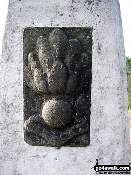 Walk ch153 Raw Head and The Sandstone Trail from Higher Burwardsley - Detail on Raw Head (Rawhead) Trig Point