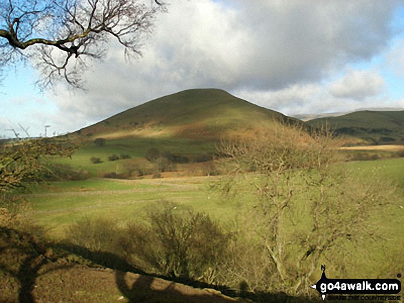 Walk c460 Knock and Great Rundale Beck from Dufton - Knock Pike from The Pennine Way near Dufton