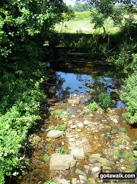 Walk ny139 Lastingham from Hutton-le-Hole - Ing Beck near Lower Askew