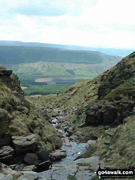 Walk d174 Millstone Rocks and Lad's Leap from Crowden - Lad's Leap