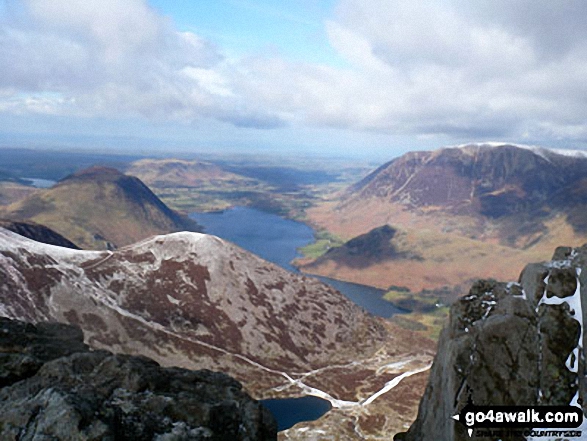 Walk Dodd (Buttermere) walking UK Mountains in The Western Fells The Lake District National Park Cumbria, England