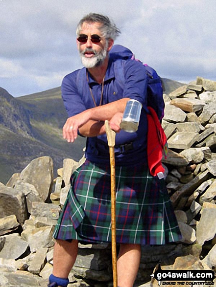 Me on Beinn Na Lap - my last Munro in  Highland Scotland