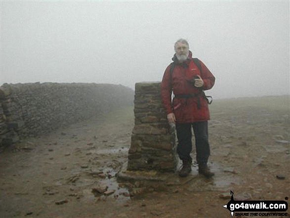 John Fenton on Pen-y-ghent in Three Peaks Of Yorkshire North Yorkshire England