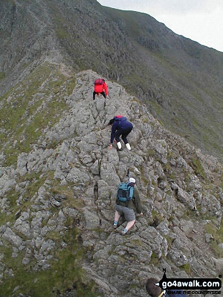 Walk c427 Helvellyn via Striding Edge from Patterdale - Striding Edge (Helvellyn)