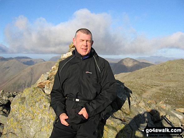 Me on Sca Fell in The Lake District Cumbria England