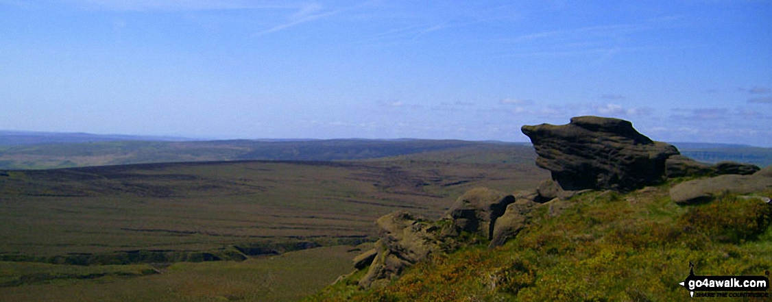 Rock sculptures on the summit of Lad Law (Boulsworth Hill)