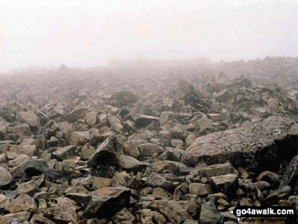 Mist on Ben Nevis Summit