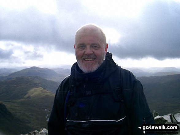 Myself on Bow Fell in The Lake District Cumbria England