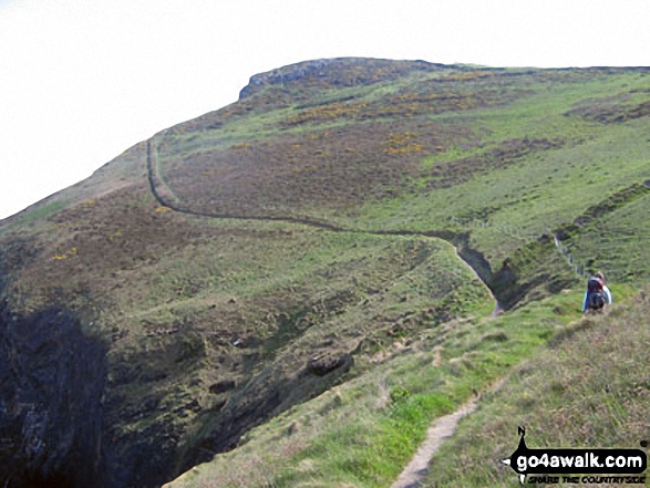 Walk co103 Fire Beacon Point from Boscastle - Aproaching Fire Beacon Point