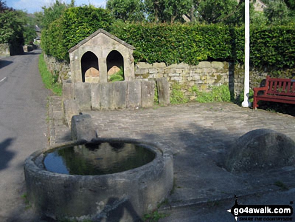 The well in the Curbar Village