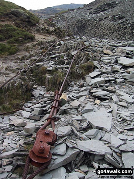 Old mine equipment above Crowberry Haws