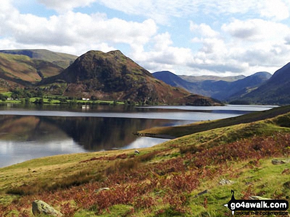 Walk c196 Grasmoor and Rannerdale Knotts from Lanthwaite Green - Rannerdale Knotts from Crummock Water