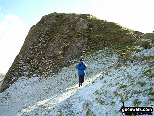 Me on "Dragons Back" Chrome Hill in The Peak District Derbyshire England