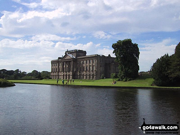 Walk ch269 A Stroll around Lyme Park Country Park - The Hall, Lyme Park